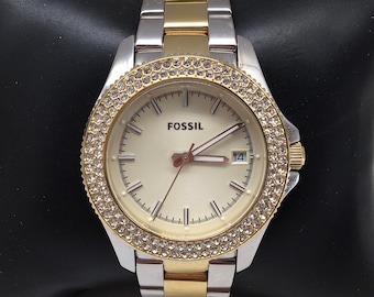 Fossil store bling watch