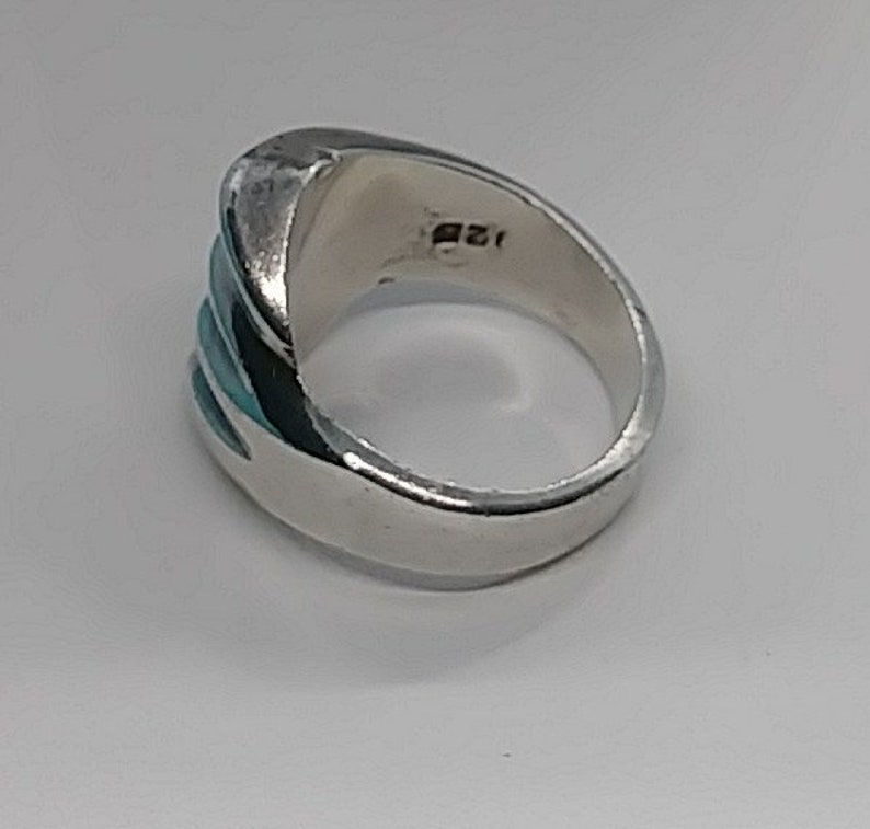 Vintage mexico sterling modernist ring size 7.5