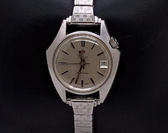 Vintage Zodiac Watch Automatic Mechanical Swiss Women’s Wrist Watch