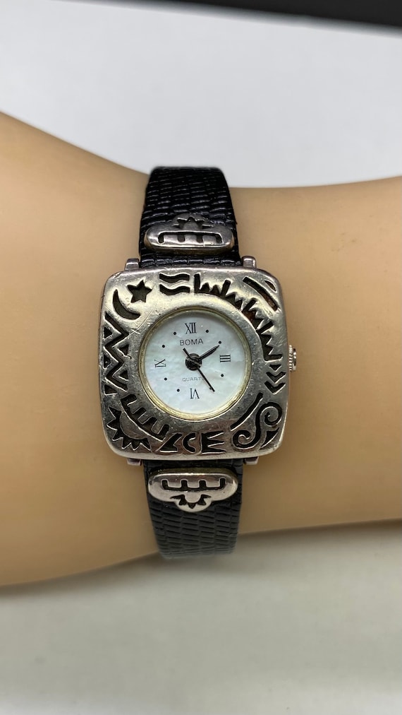 Vintage Boma Sterling Silver Ladies Watch