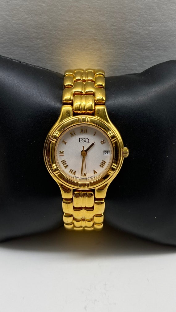 ESQ Swiss Gold Plated Ladies Watch