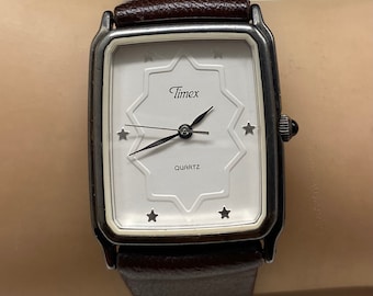 Vintage Classic Star Timex Watch Square Watch