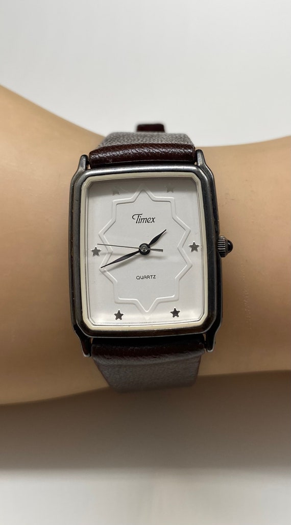 Vintage Classic Star Timex Watch Square Watch - Etsy Vintage Classic Star Timex Watch Square Watch - Etsy
