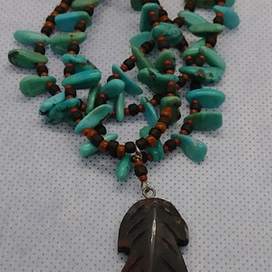 Vintage sterlingzilveren turquoise kettingsieraden