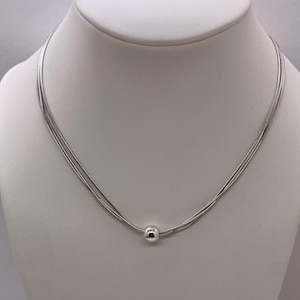 Utgått Silpada sterlingsilverhalsband med Thoreau-pärlor
