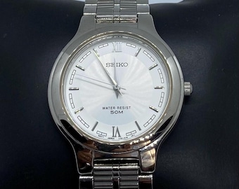 Sieko Watch 5 Bar Water Resistant Stainless Steel Watch