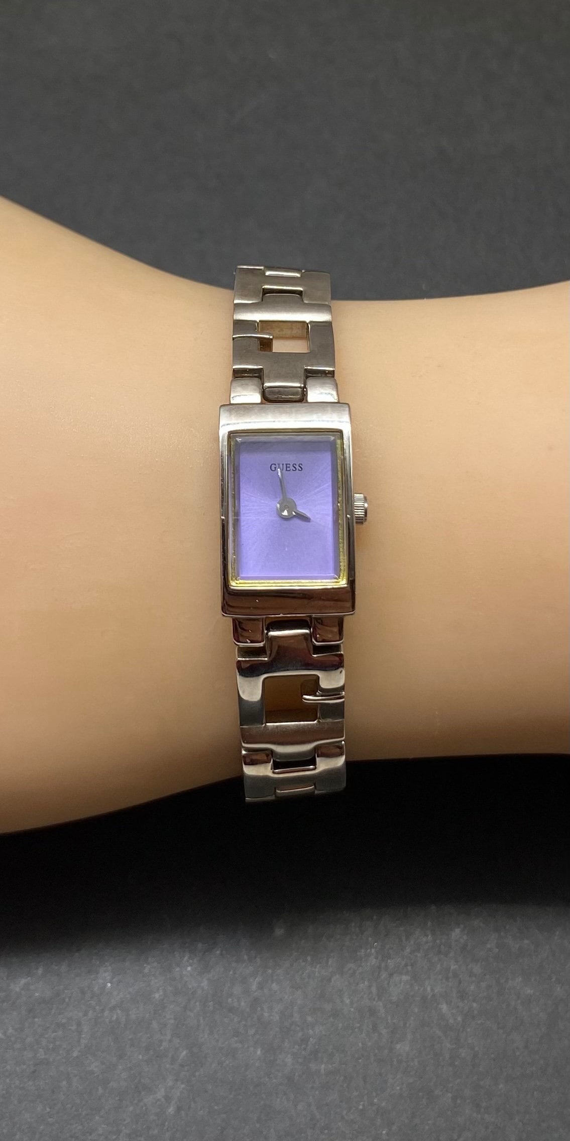 Guess purple watch sale