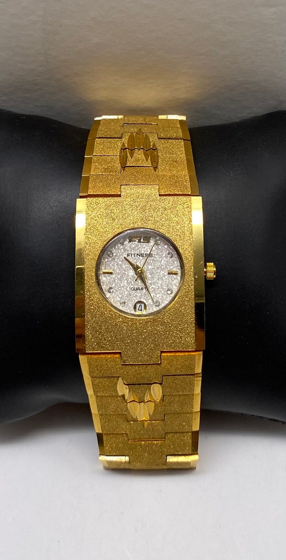 FLS Fitness 24k Gold Plated Watch