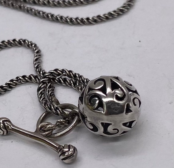 Vintage Silpada Retired Sterling Silver Ball Necklace - Etsy