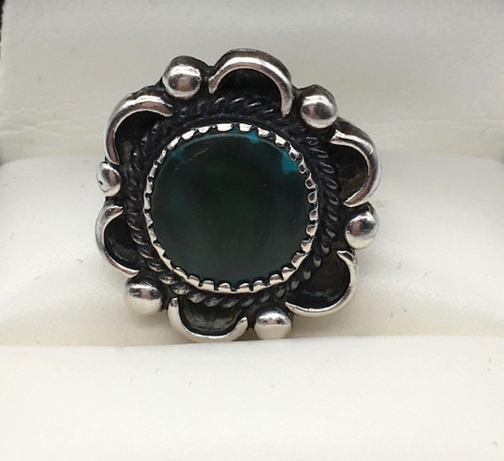 Vintage Jewelry Sterling Silver Navajo Turquoise … - image 1