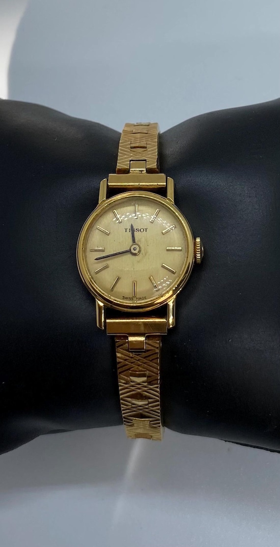 【手巻き】TISSOT vintage gold ティソ ゴールド レディース TISSOT ティソ STYLIST スタイリスト 手巻き レディースウォッチ