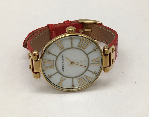 Anne Klein MOP Gold Plated Watch - image 4