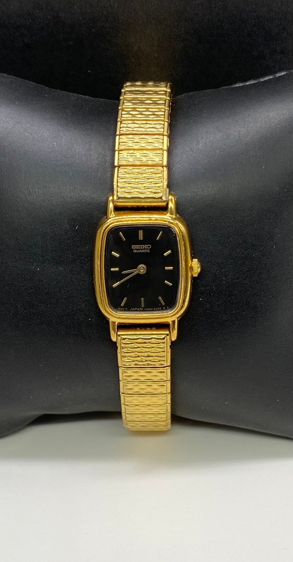 Vintage Classic Seiko Watch Gold Plated Ladies Wat
