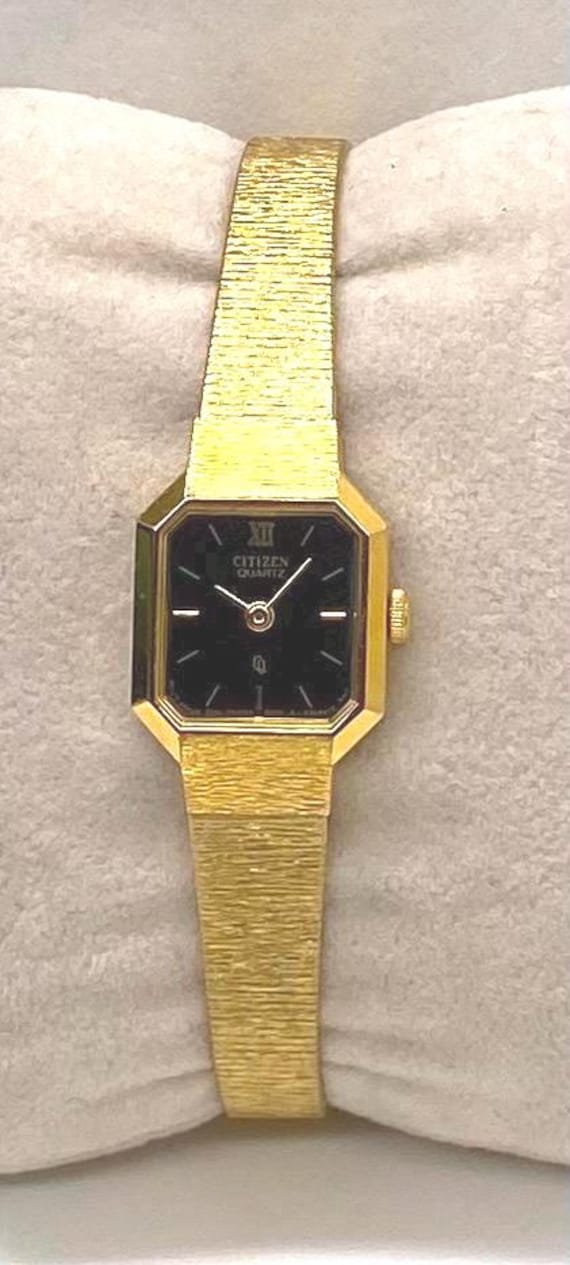 Vintage Gold Plated Citizen Watch Classic Women display picture 2