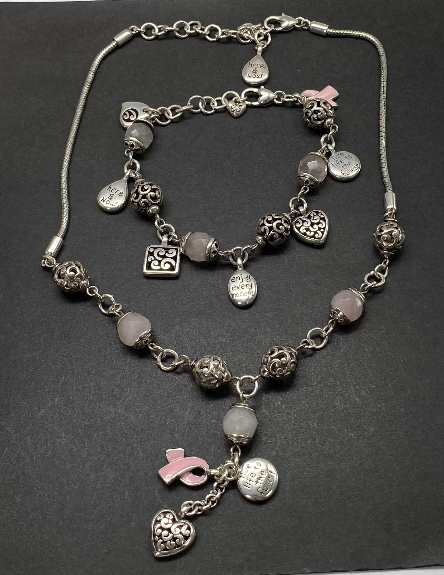 Brighton ブレスレット#518 Brighton One Heart Color Charm Bracelet 