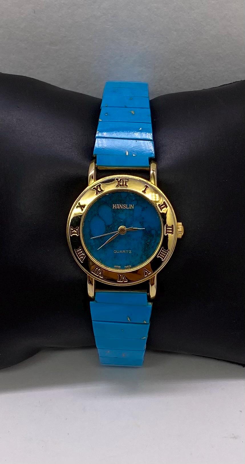 NWT - 18k Gold Plated Women\'s Watch with Blue Accents NEW Zodiac Compression Diver 18k Gold Plated Blue Dial  main image 3