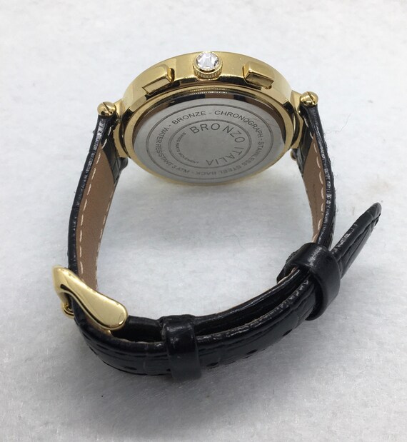 Bronzo Italy Chronograph Encrusted Crystal Watch - image 4