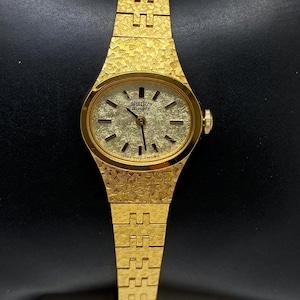 Women\'s Classic Seiko vintage wristwatch Vintage Seiko 1104 Ladies Mechanical Wind Gold Tone Watch  main image 4