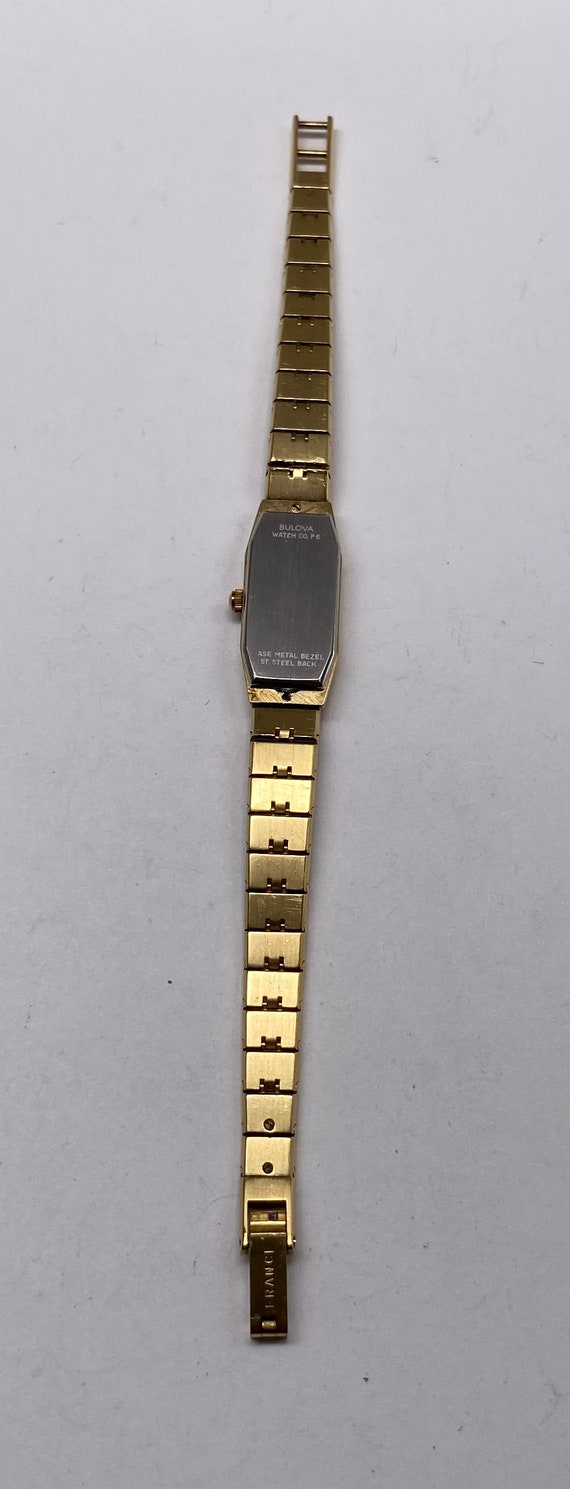 Vintage Bulova Classic Gold Plated Ladies Watch - image 4