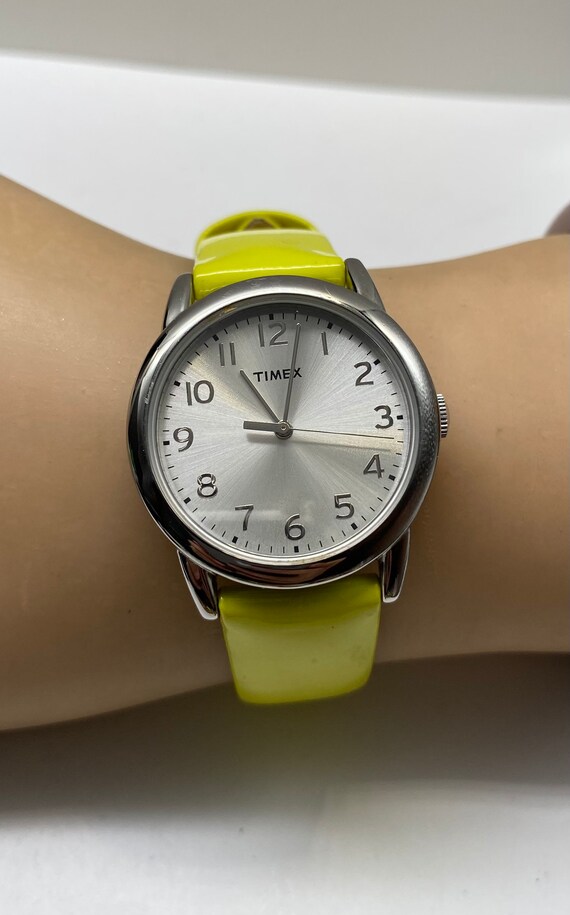 Timex Neon Green Womens Watch Etsy UK
