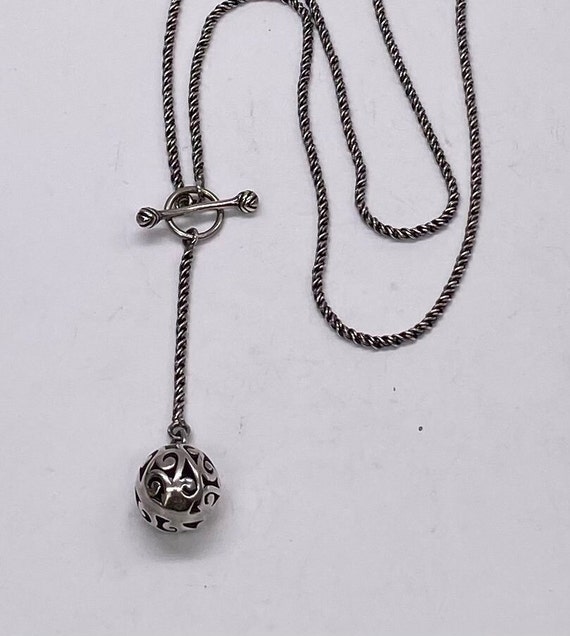 Vintage Silpada Retired Sterling Silver Ball Necklace - Etsy