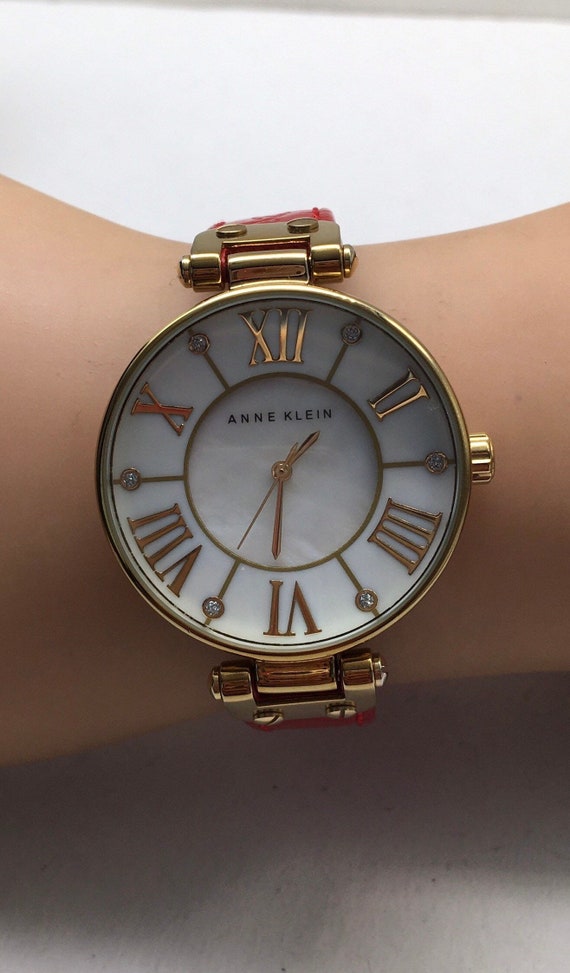 Anne Klein MOP Gold Plated Watch - image 2