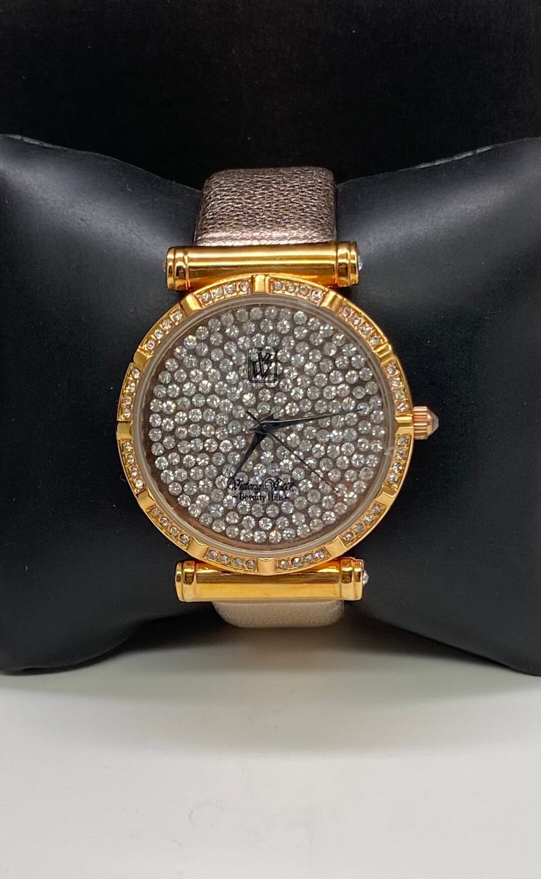 Women\'s Gold-Tone Crystal Bracelet Watch By Victoria Weick Victoria Wieck | Accessories | Victoria Wieck Gold  main image 4