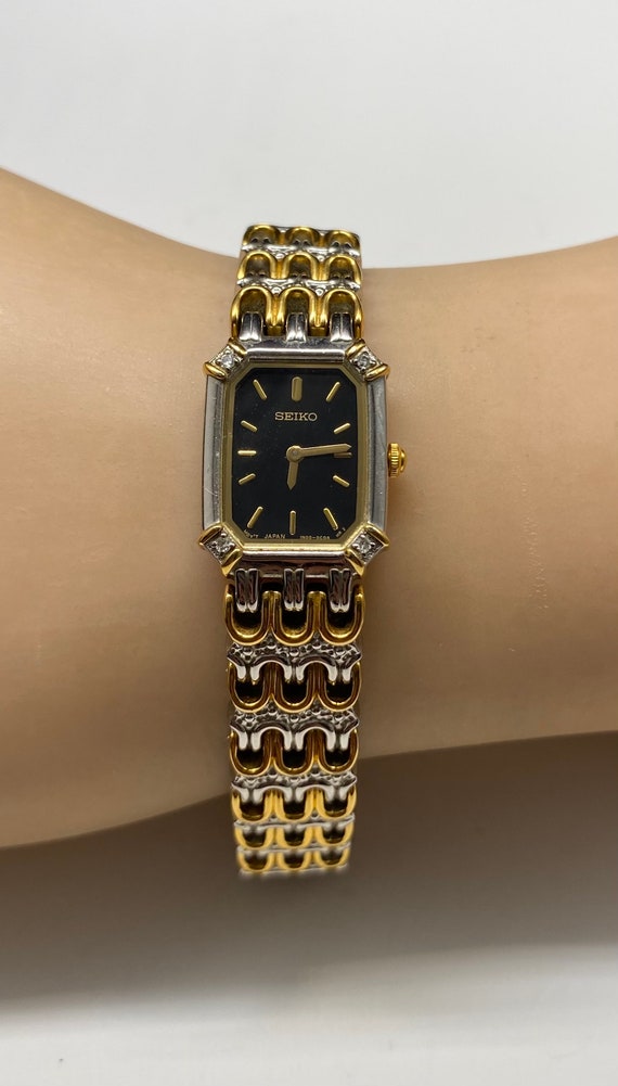 seiko black diamond watch
