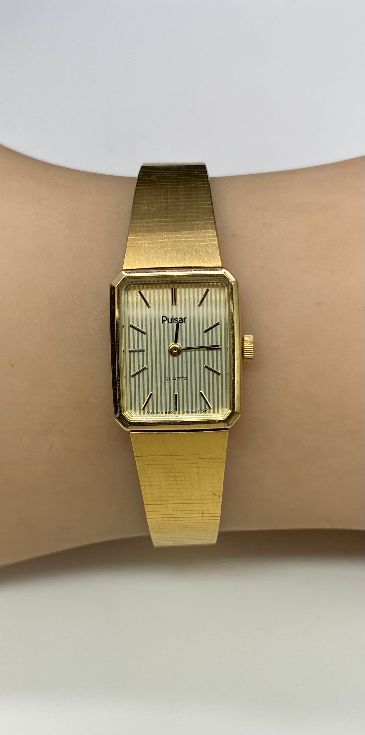 Women\'s Pulsar Watch with mesh band brown and gold Pulsar Women main image 4
