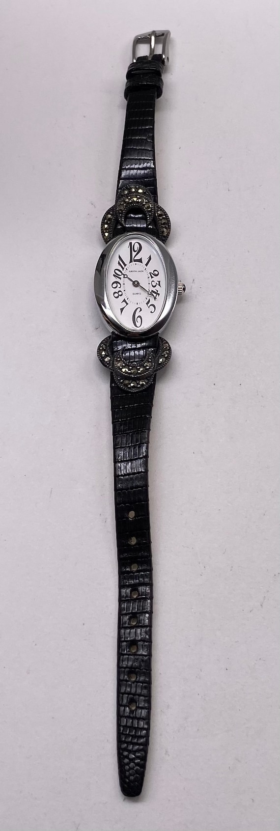 Vintage Judith Jack Sterling Silver Marcasite Watch - Etsy display picture 1