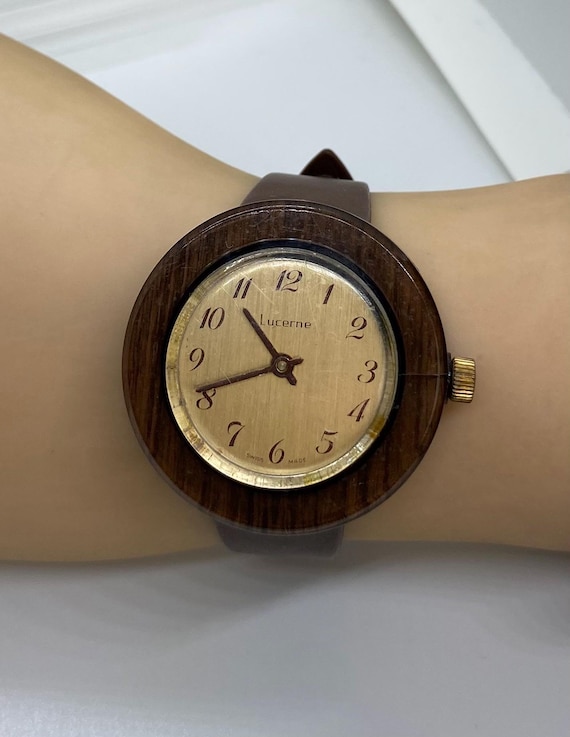 Vintage lucerne wrist watch hotsell