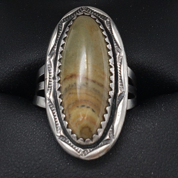 Petrified Wood Ring - Etsy