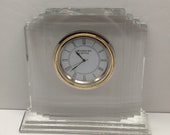Vintage Waterford Crystal Geometric Clock