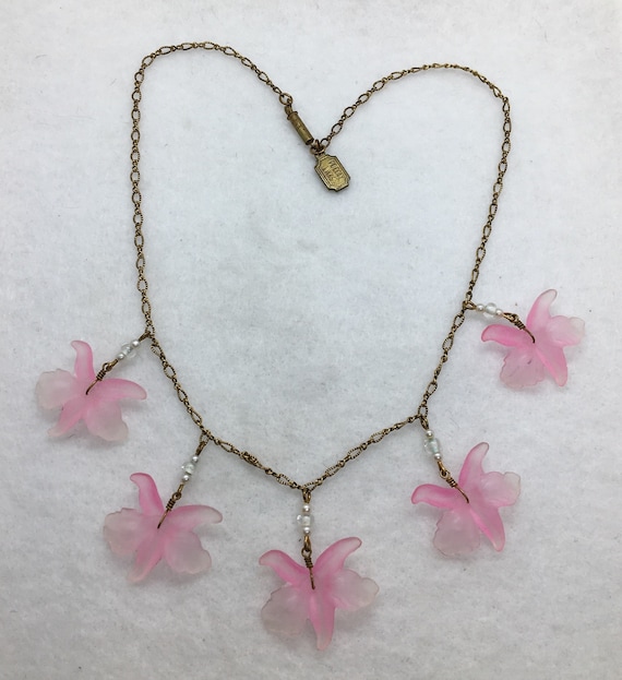 Pididdly Links Flower Charm Necklace - Etsy