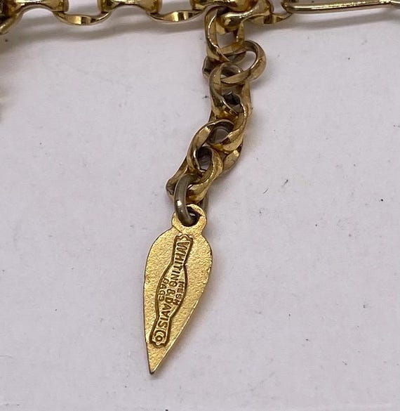 WHITING & DAVIS ネックレス　イヤリング　アンティーク　レトロ 1970s Whiting & Davis Shimmering Gold Tone Mesh Bib Necklace