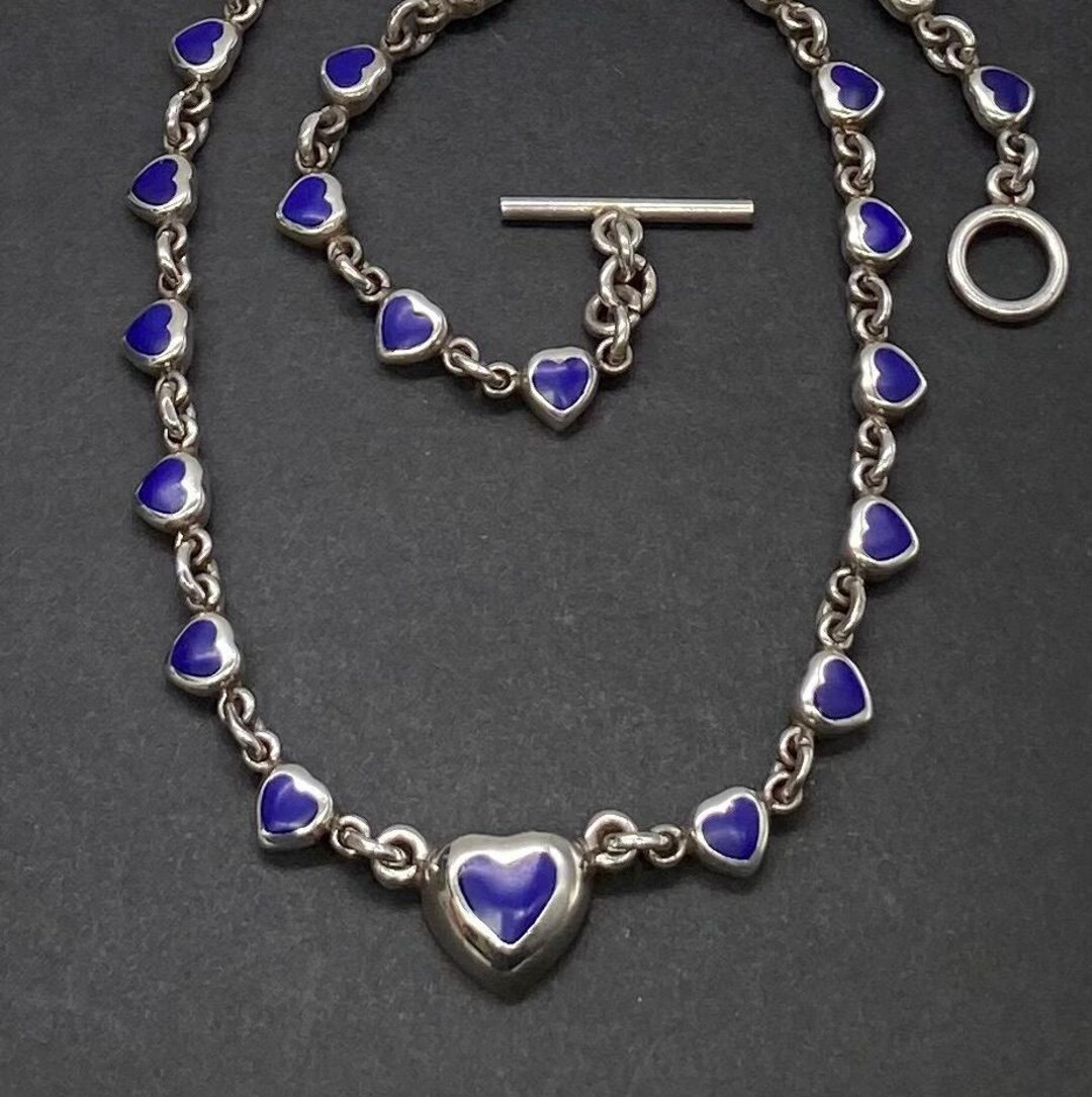 Vintage Art Deco Mexico Sterling Silver Blue Lapis Lazuli