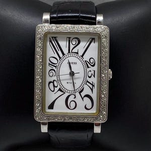 Guess Watch Womens Crystal Accents‎ Stainless Steel Black Guess Women Watch 26mm Black Dial G Logo Crystal Bezel  main image 4