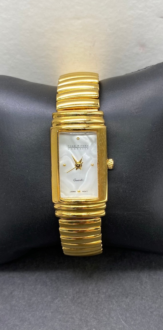 Joan Rivers Classic Gold Plated Expansion Watch