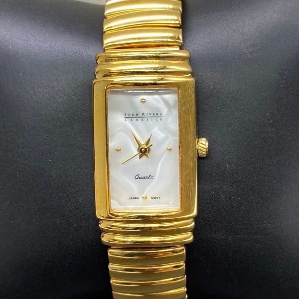 Joan Rivers Classic Gold Plated Expansion Watch