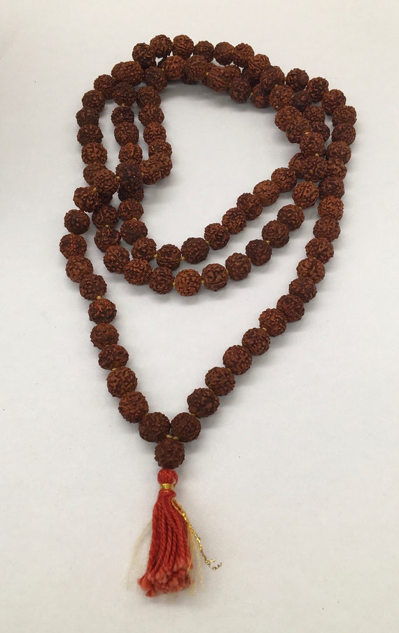 Quandong Seed Bead Necklace / Prayer Bead Necklace