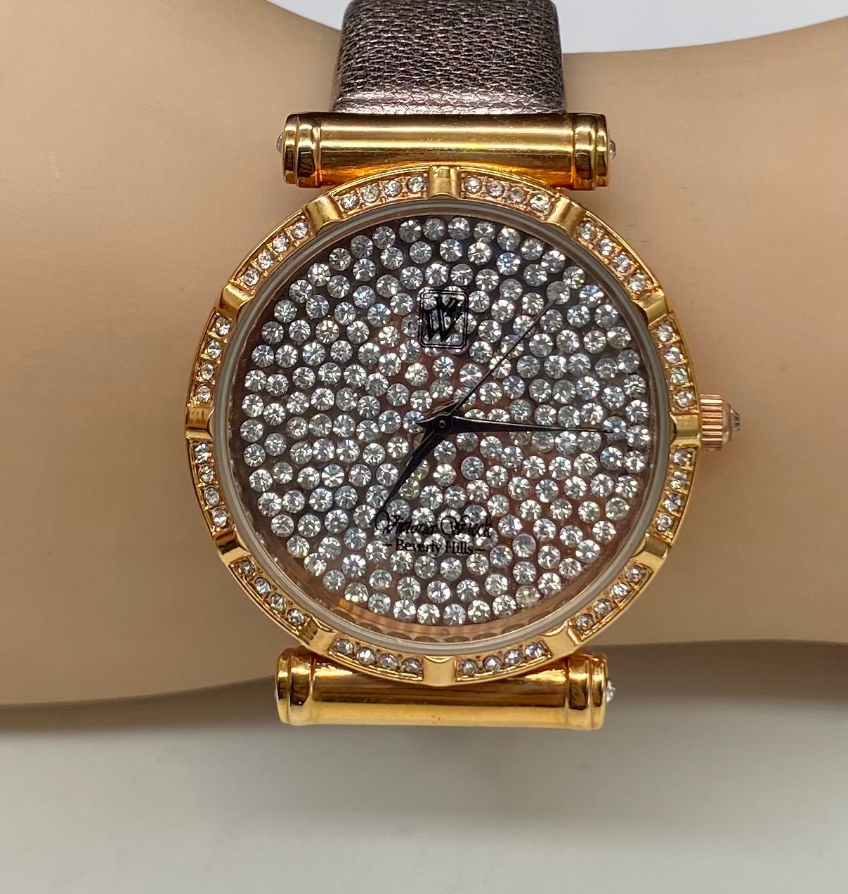 Victoria Wieck Watch Beverly Hills Rose Gold Tone Champagne  display picture 1