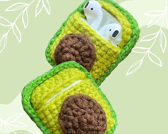 Crochet Avocado AirPod Case Pattern