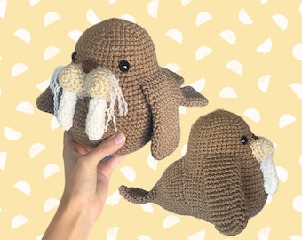 Crochet Stuffed Walrus