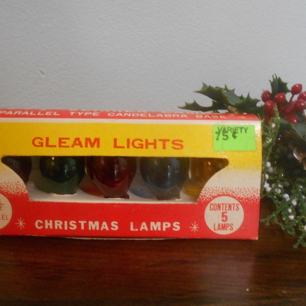 Antique Christmas Lights Etsy