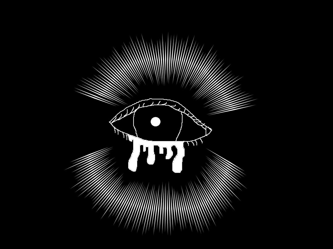 Creepy Bleeding Eye Etsy