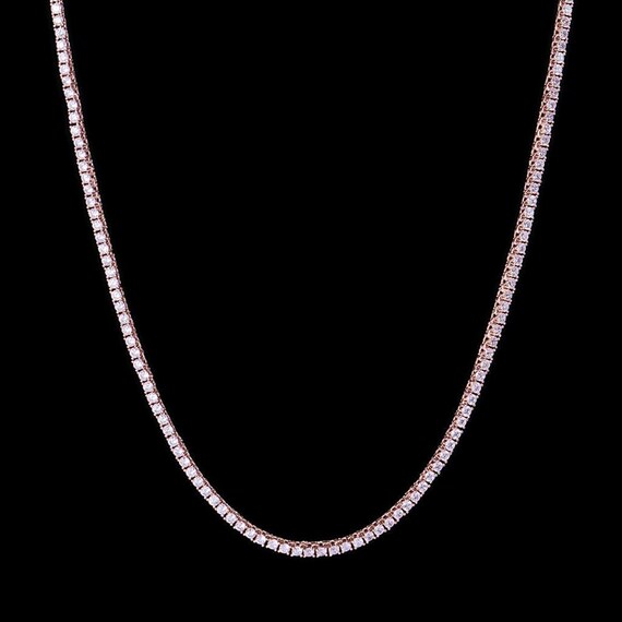 Mini 2mm 925 Sterling Silver Rose Gold 