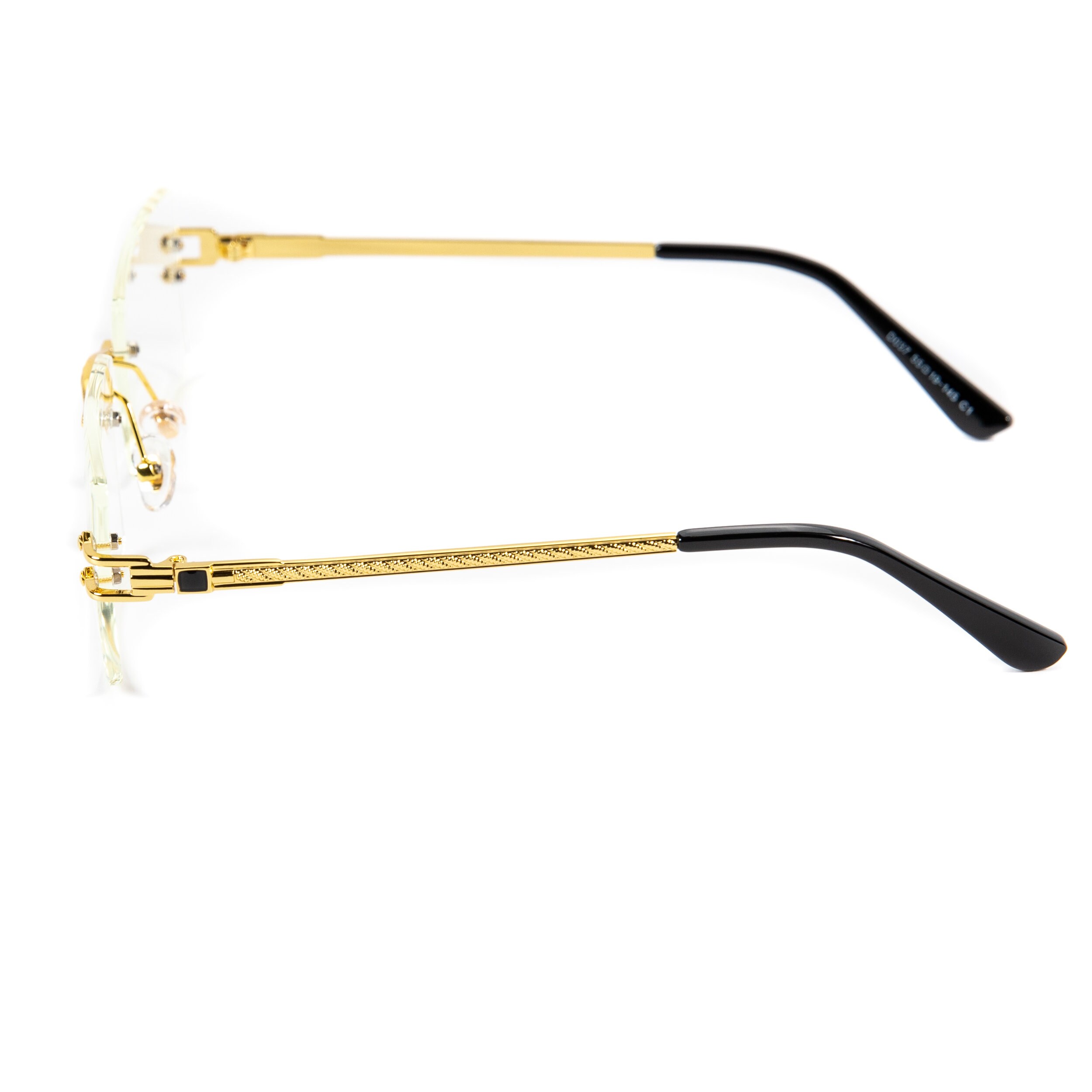 Clear Rimless Vintage Hip Hop Fashion 
