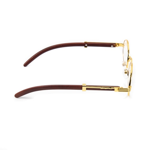 Mens cartier clear lens glasses sale