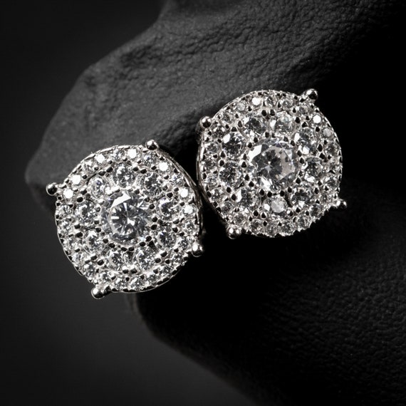 Diamond Stud Earrings - Loose Grown Diamond