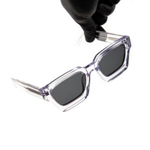 Transparent Sunglasses Square Prescription Glasses Groomsmen 